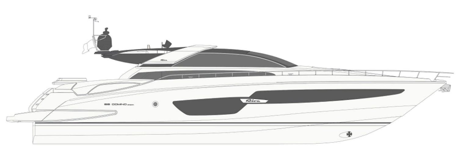 yacht riva 88 folgore